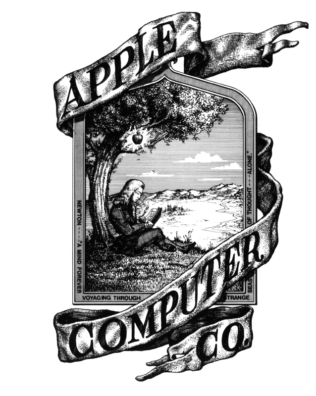Premier logo d'Apple